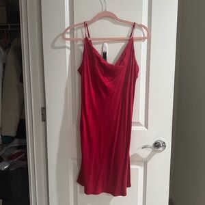 Lita Red Slip Dress